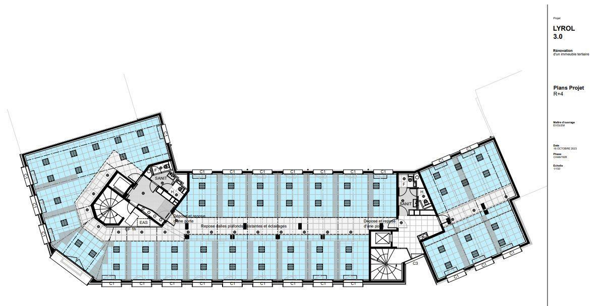 Bureau Lyon 1437m² Location bureau Lyon Rhône OLBUR2110038 34
